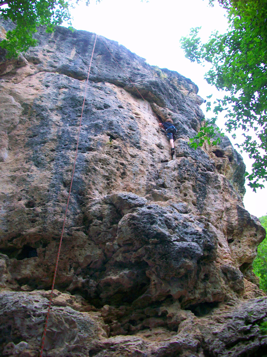 Rock Climbing at the Drone Wall